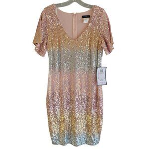 NWT B. Darlin Sequin Girls Club Plus Dress Size 14W